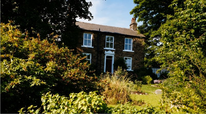 The back of the house from the garden, 1995