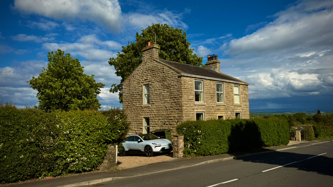The front of the house, today
