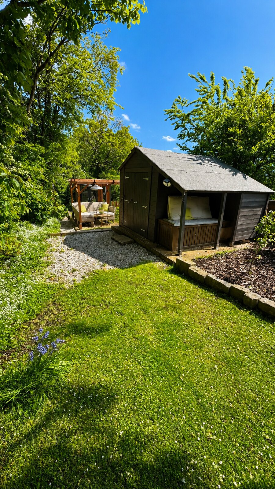Bottom of the garden, today