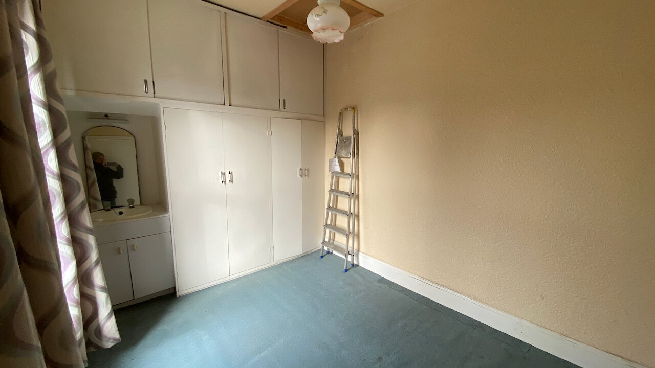 The guest room before restoration