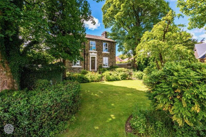 Broadfield House from the garden, summer 2022