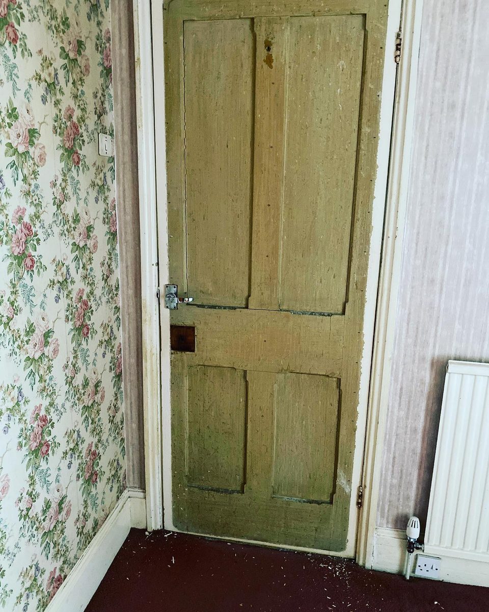 The first door panels stripped (2/3)