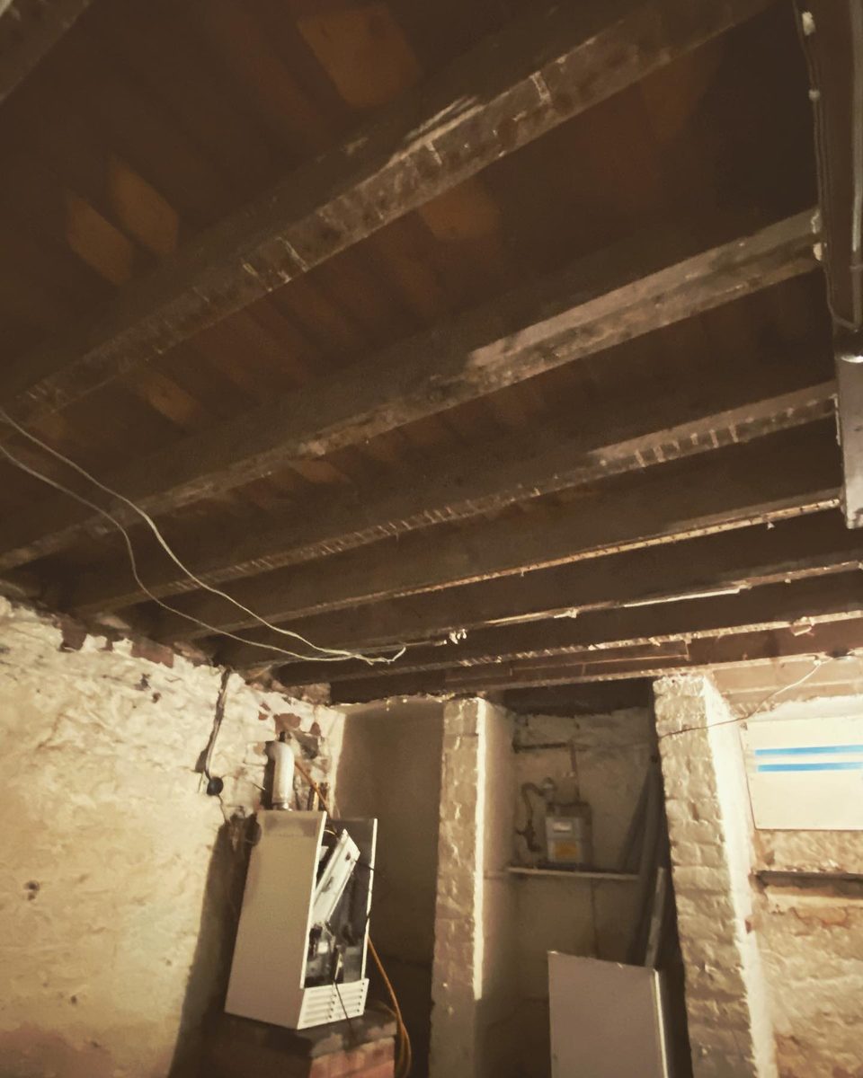 The bathroom stripped back and other demolition shots (5/10)