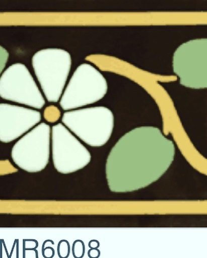 New encaustic tiles, made to match the original design (4/4)