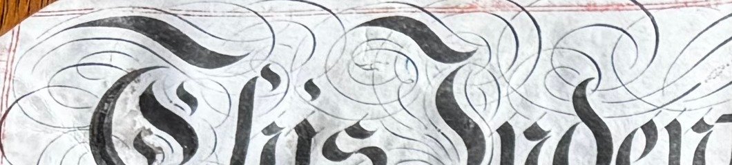 The header of the original 1874 lease parchment
