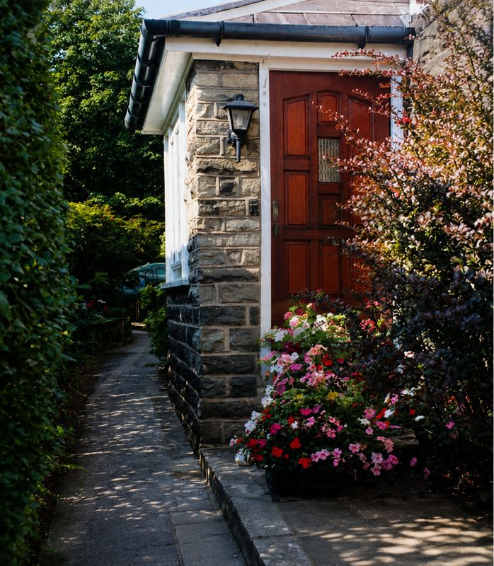 The front porch in 1995